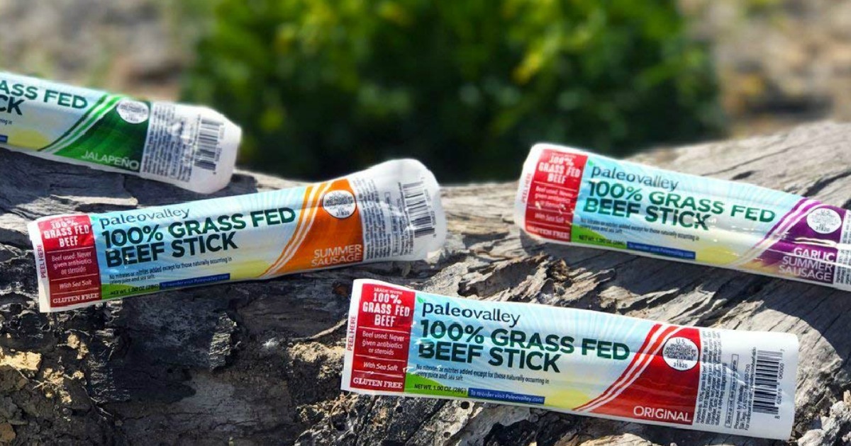 Paleovalley 100 Grass Fed Beef Sticks 10 Pack Only 16 09 Shipped Paleovalley 100 Grass Fed Beef Sticks 10 Pack Only 16 09 Shipped