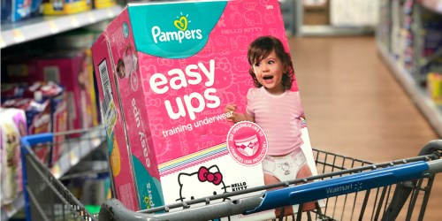 OVER $12 Off Pampers Easy Ups Training Underwear Boxes at Walmart After Ibotta