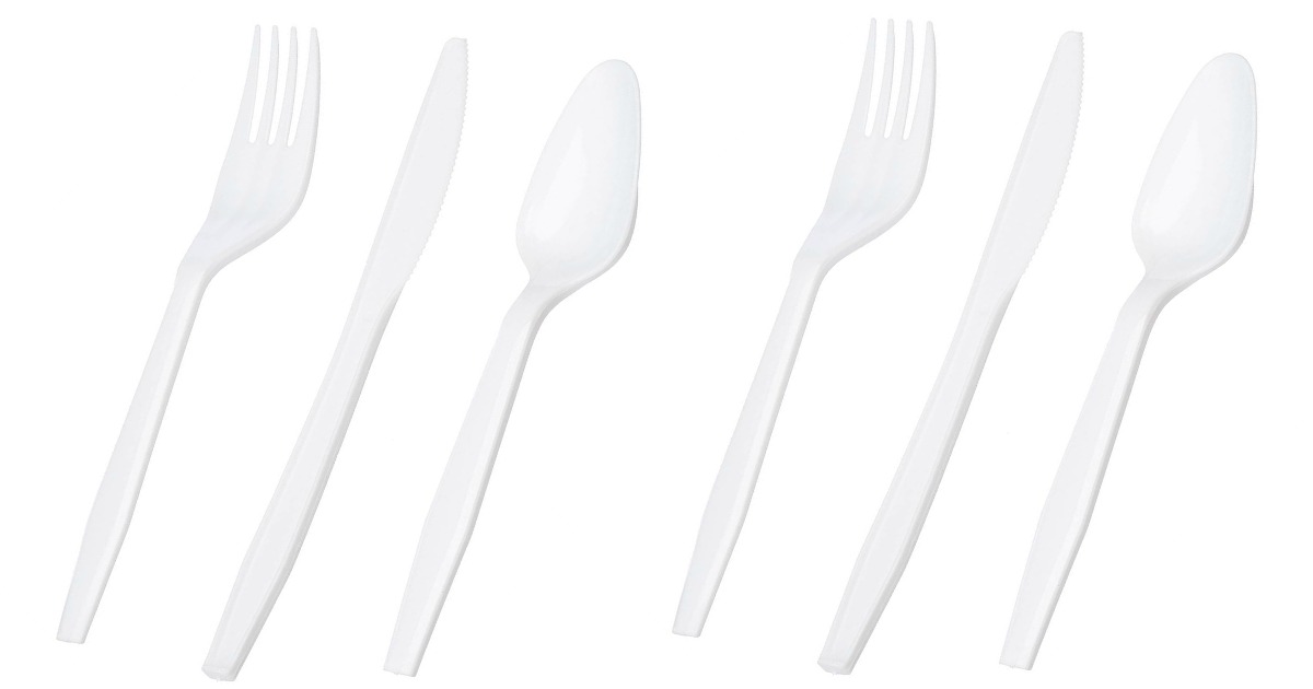 AmazonBasics 500Count Plastic Cutlery Kits Only 8.09 (Regularly 26)