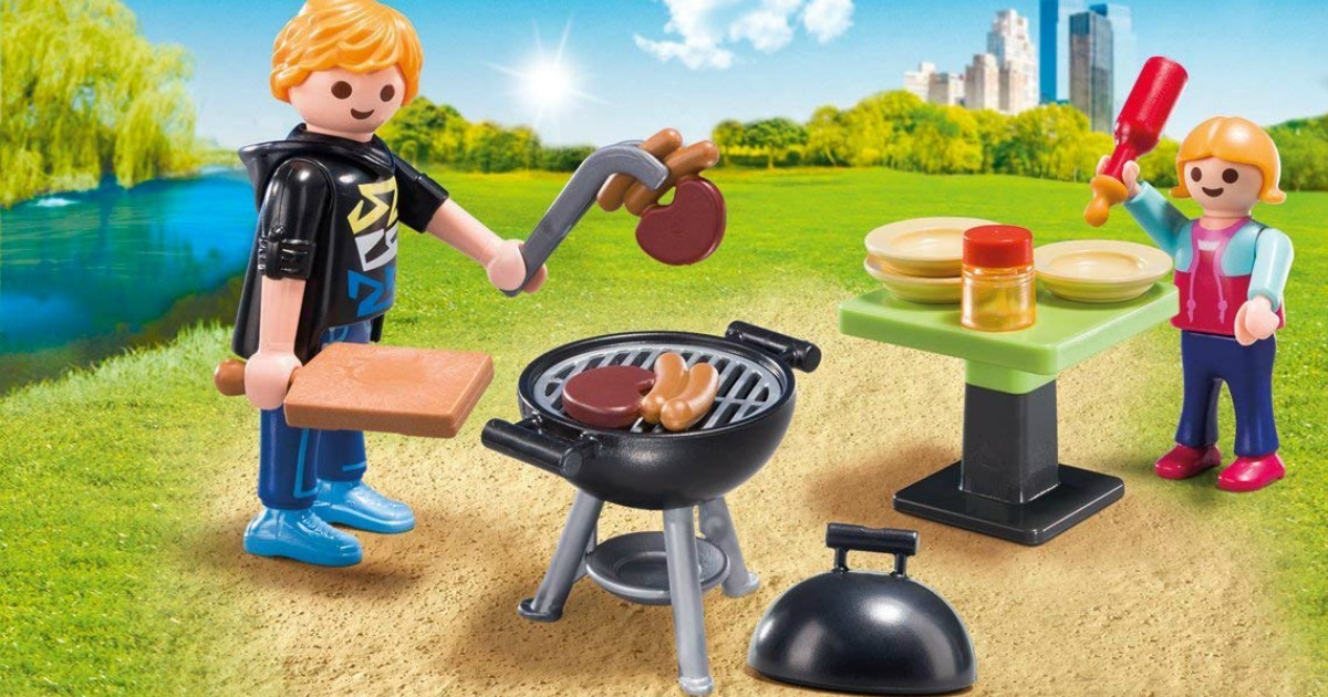 Details about   Playmobil BBQ Of Stone Of 2 3/16in Of Long Condition New 