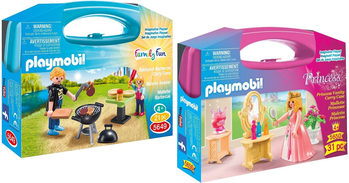 PLAYMOBIL Backyard Barbecue Carry Case #5649 for sale online 