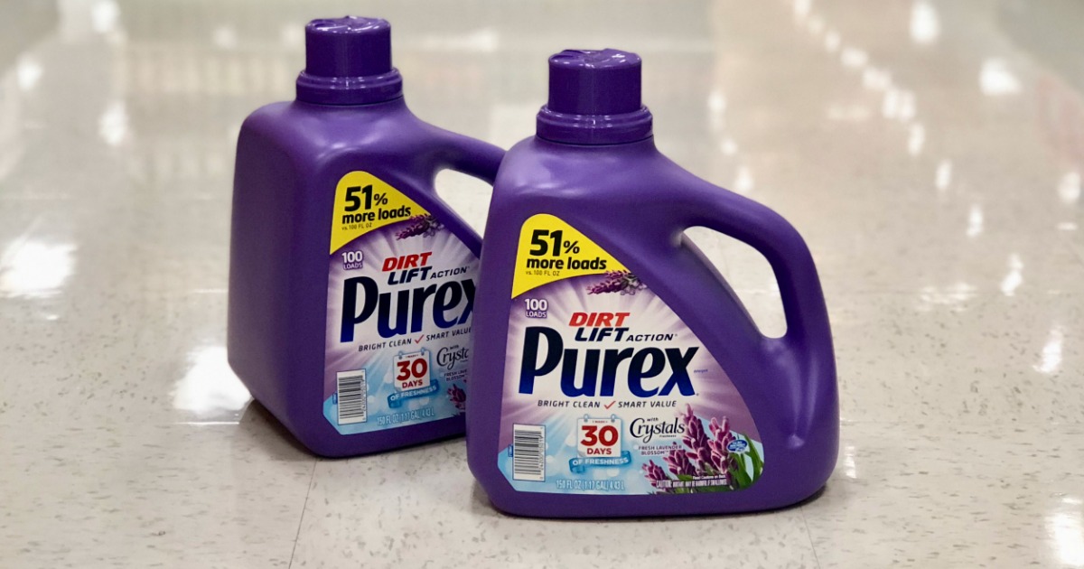 Purex Laundry Detergent 150 Ounce Just $3.89 After Cash Back At Target ...