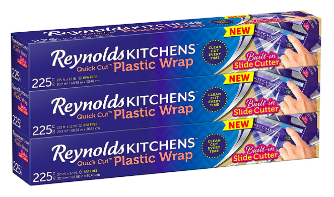 Amazon Reynolds Kitchens Plastic Wrap 3 Pack Only 6 83 Just 2 28   Reynolds Plastic Wrap 