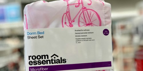 30% Off Bedding & Bath Items at Target.com = Dorm Sheet Sets Only $6.99