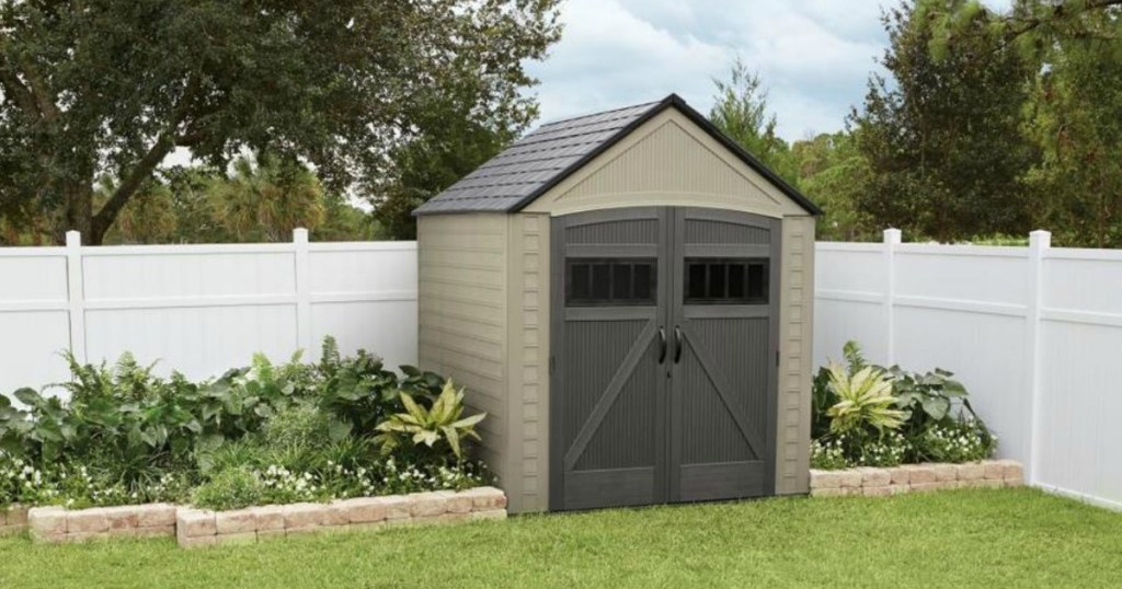 rubbermaid 7’ x 7’ storage shed only $549 regularly $649