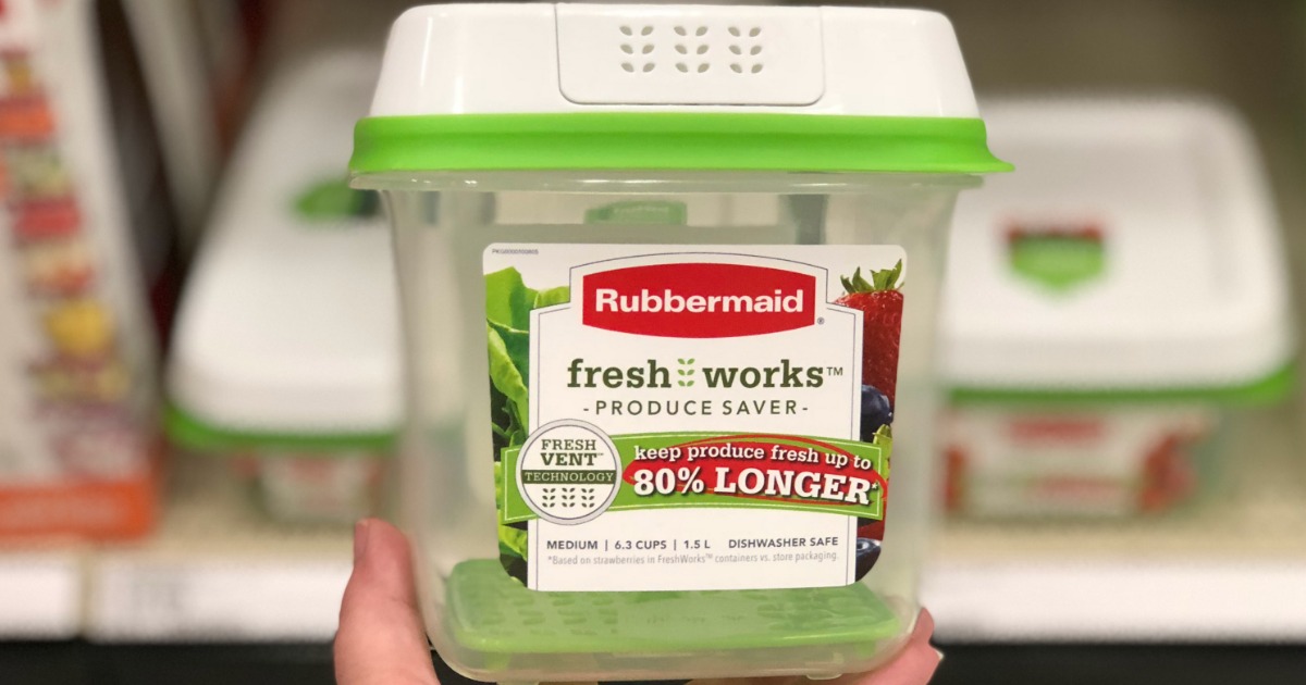 Rubbermaid food storage container