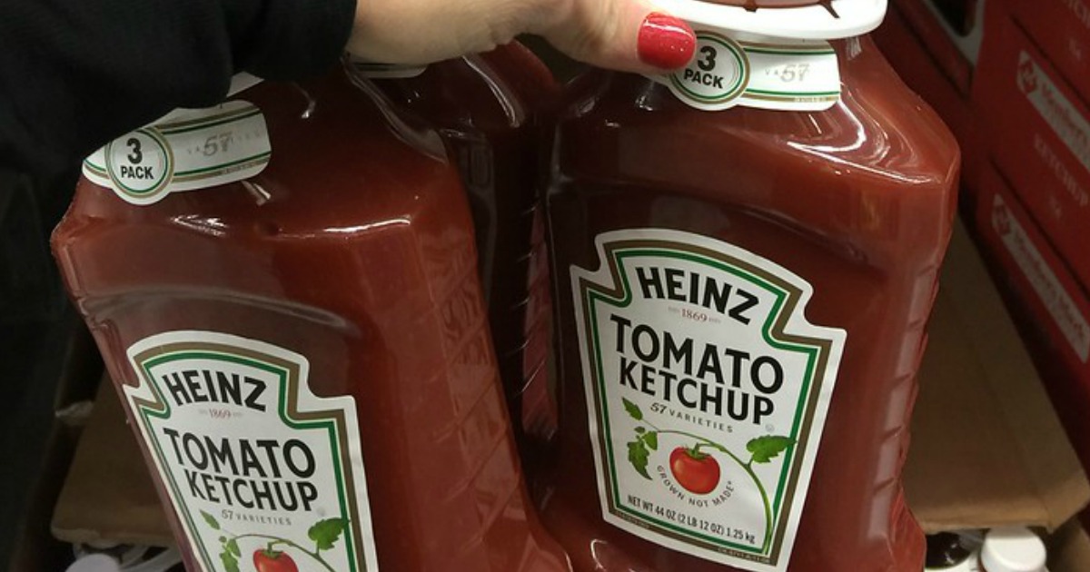 Sam's Club Members THREE BIG Heinz Ketchup Bottles Only