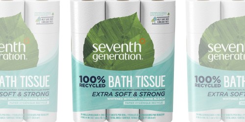 Amazon: Seventh Generation Bath Tissue 48-Count Pack Just $14.95 Shipped (31¢ Per Roll)