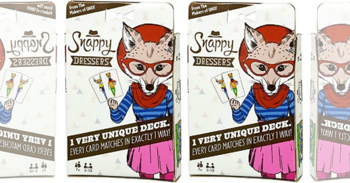 UNO Family Card Game Snappy Dressers Card Games 10 Ways to Play NEW