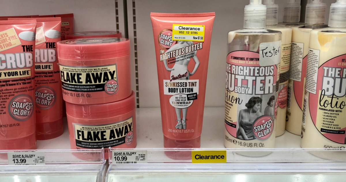 Target Clearance Finds: Over 50% Off Soap & Glory Products & More
