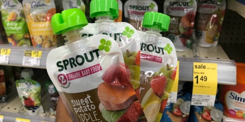 Sprout Organic Baby Food Pouches Just 75¢ at Walgreens + More