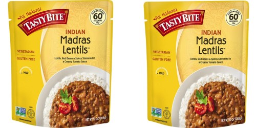 SIX Tasty Bite Meals Just $7.49 (Ships w/ $25 Amazon Order)