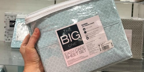 Kohl’s: The Big One Easy Care Sheet Sets as Low as $9.57 (Regularly $40+) & More