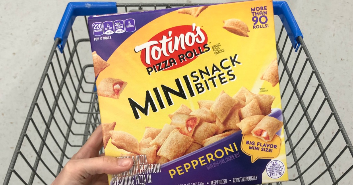 Totino S Pizza Rolls Mini Snack Bites Just 1 50 At Walmart After Cash Back Regularly 3 Hip2save