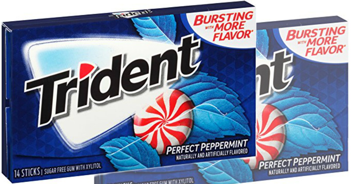 Amazon: Trident Sugar-Free Gum 12-Pack Just $7.02 Shipped (Only 59¢ Per ...