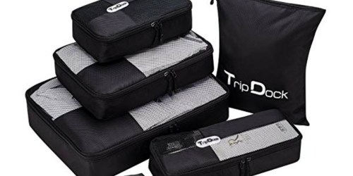 Amazon: TripDock Packing Cubes 6-Piece Set Just $15.39