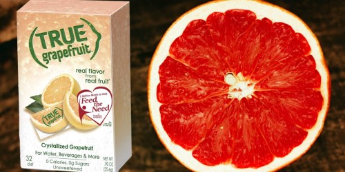 True Grapefruit Drink Mix 32-Count Only $3.72 (Just 12¢ Per Packet)