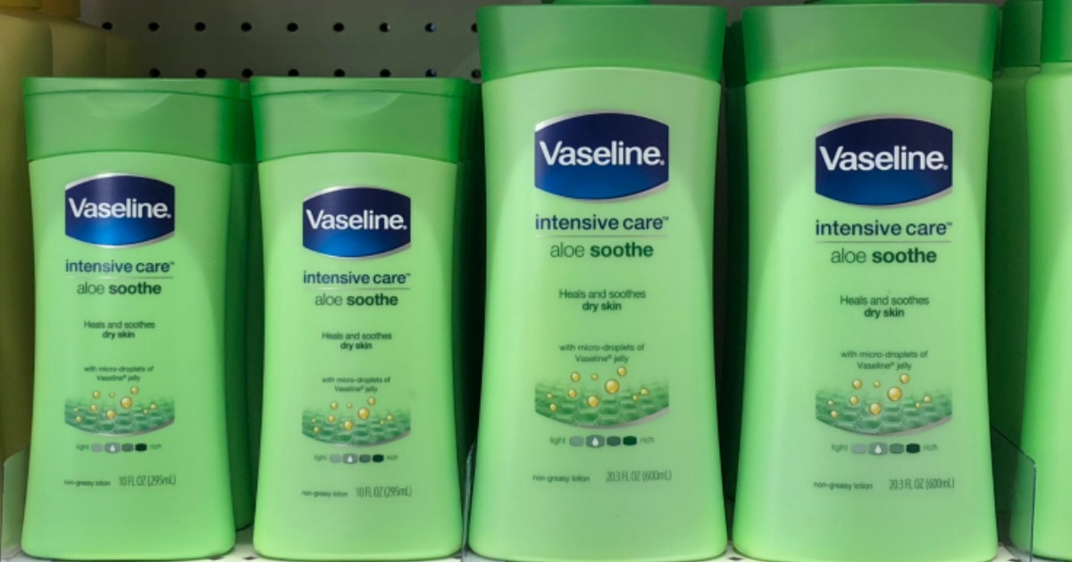 Vaseline 10oz Aloe Lotion Just 1.37 Each After Target Gift Card (Just