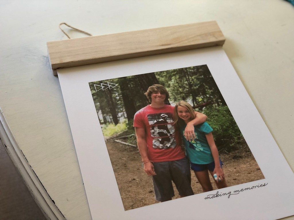11"x14" Wood Hanger Board Photo Print Only 7.50 + Free Walgreens Store Pickup • Hip2Save