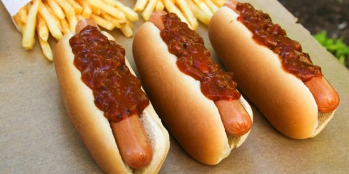 Wienerschnitzel Original Mustard or Chili Hot Dogs Only 57¢ (July 10th Only)