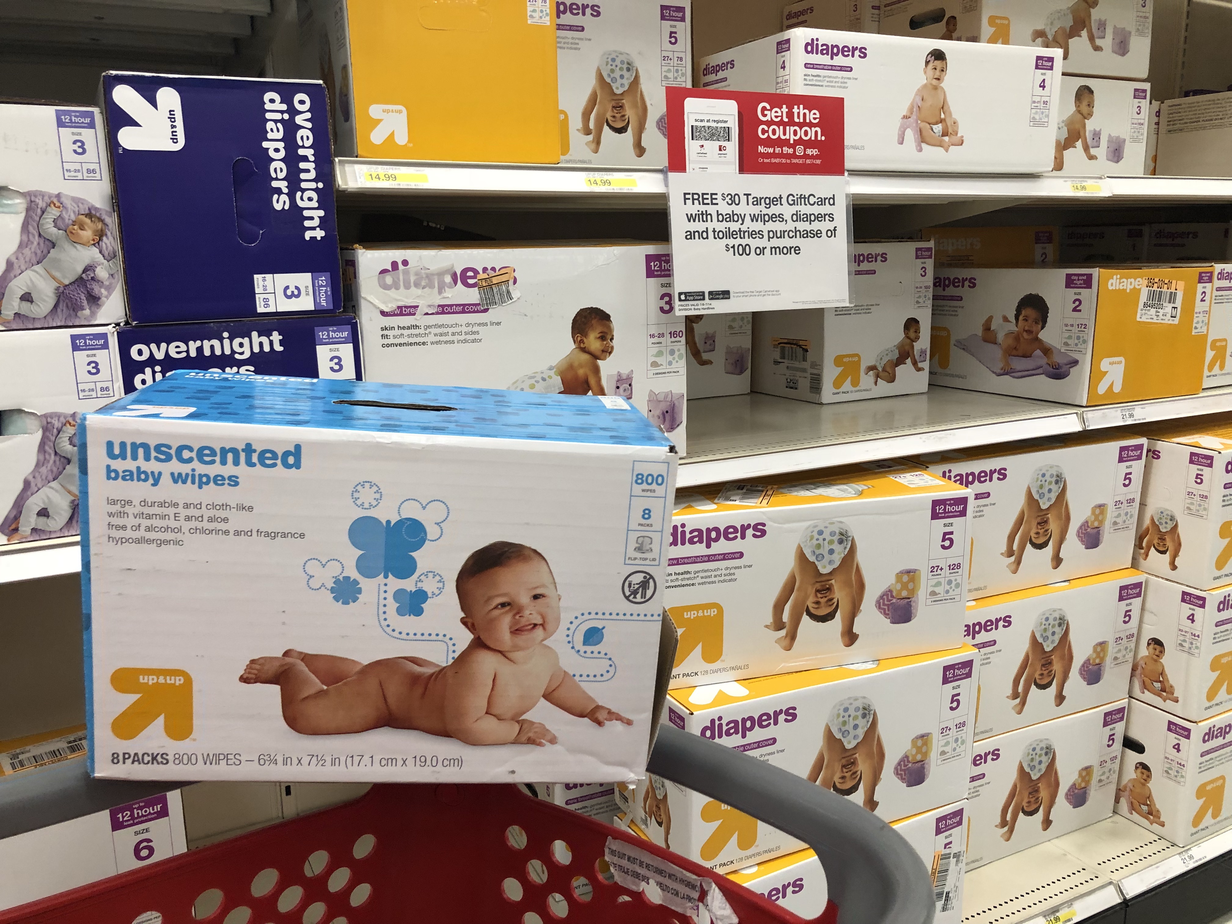diapers size 7 target