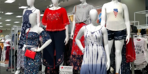 20% Off Mossimo & Xhilaration Women’s Apparel at Target (In-Store & Online)