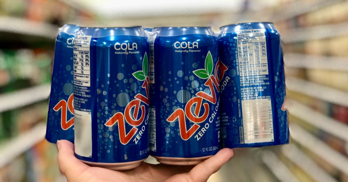 Zevia Natural Soda 6Pack Just 1.18 Only 20¢ per Can at Target