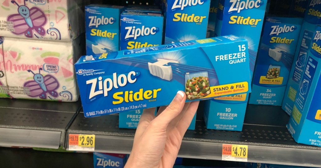 Ziploc Freezer Bags, Pint Size - 20 Ct - 2 Pk