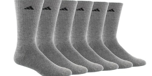 Adidas Men’s Athletic Socks 6-Pack Only $8.50 Shipped (Regularly $20)