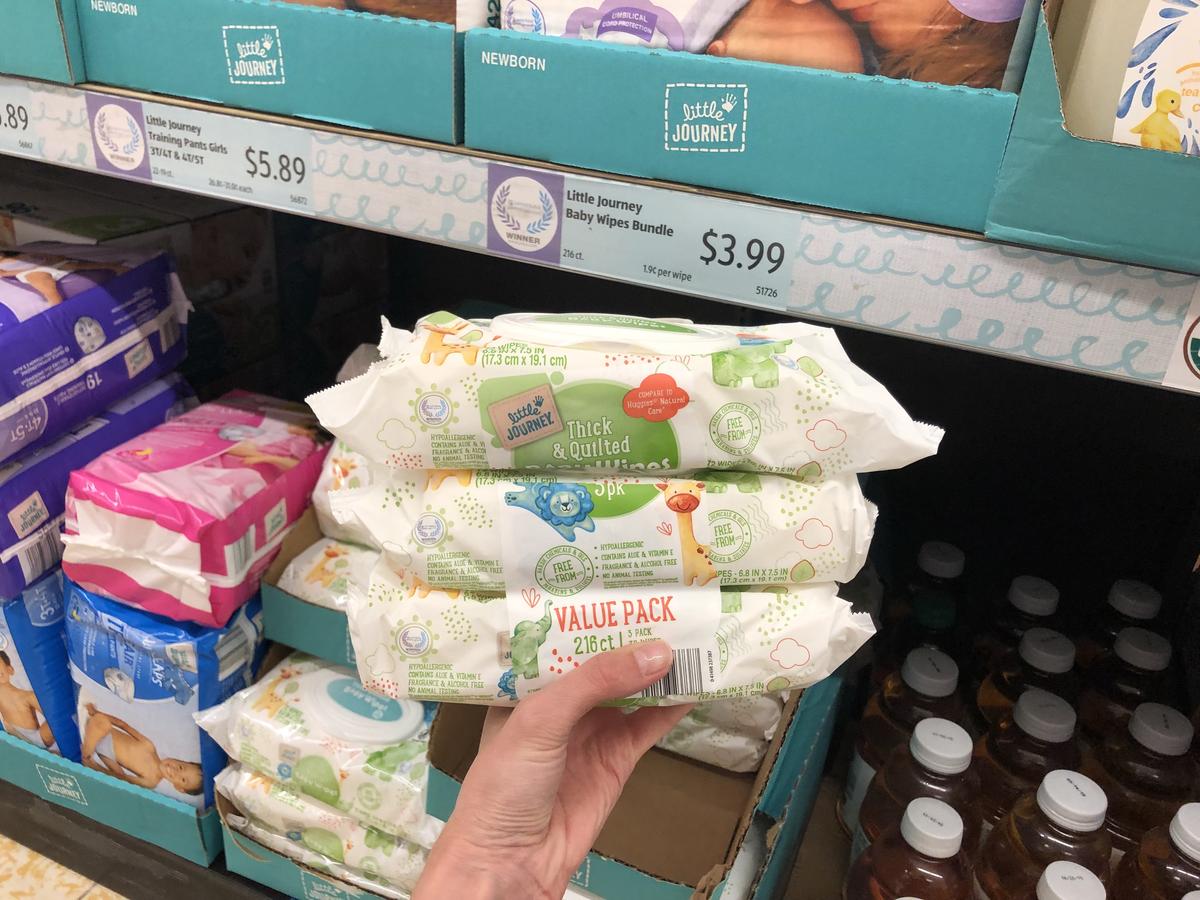 Get a great deal on an ALDI Baby wipes bundle
