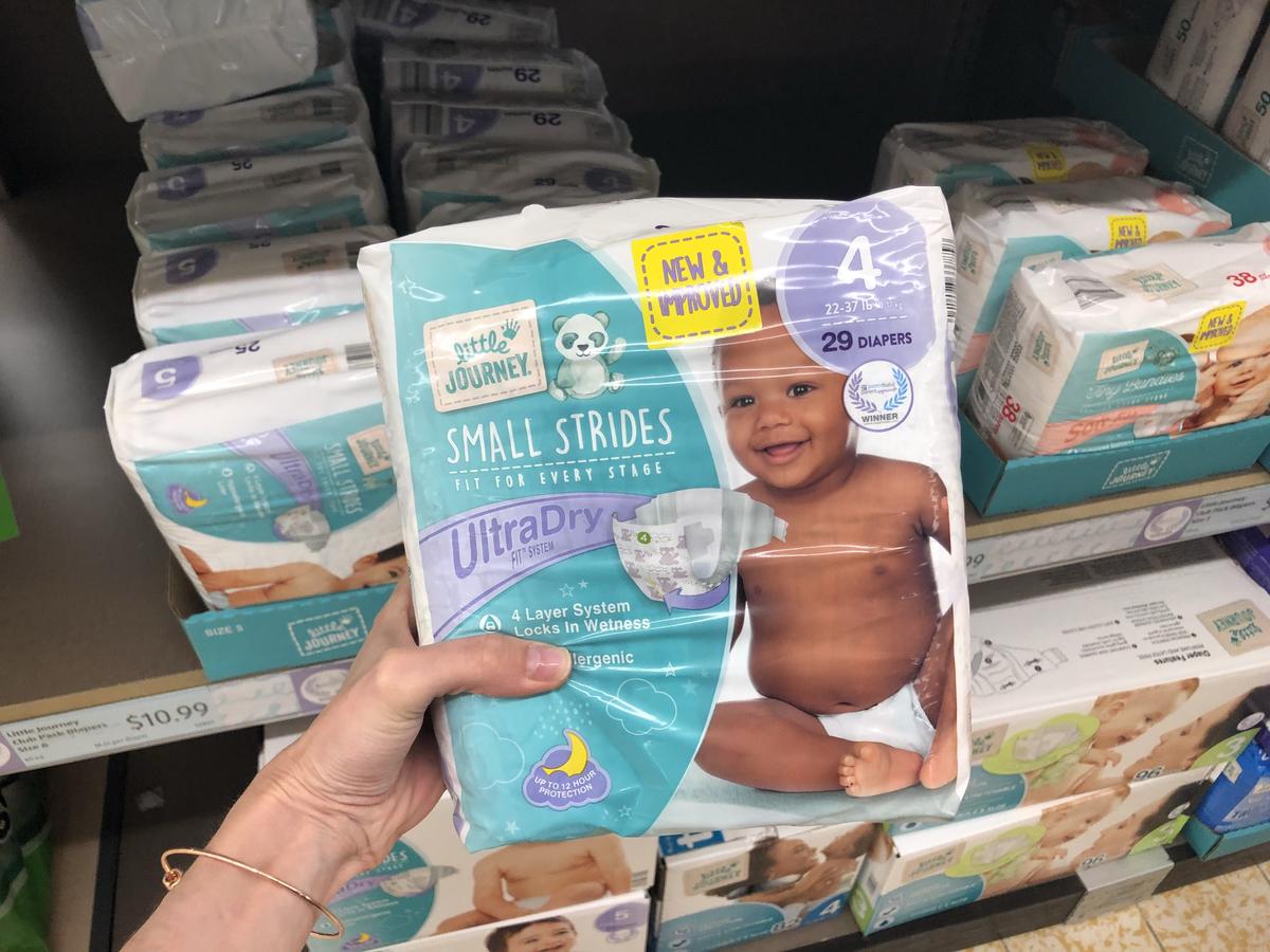These ALDI jumbo pack diapers are a good baby deal, too.