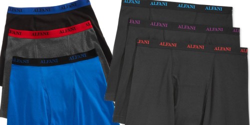 Alfani Men’s Big & Tall Underwear 3-Packs Only $7.93 at Macy’s (Regularly $34) & More