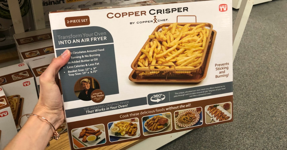 Kohl's Cardholders Copper Chef Copper Crisper Basket & Tray Only 6.99