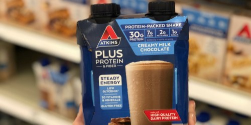 Atkins Protein Shakes 4-Pack Only $2.89 at Target (Regularly $7)