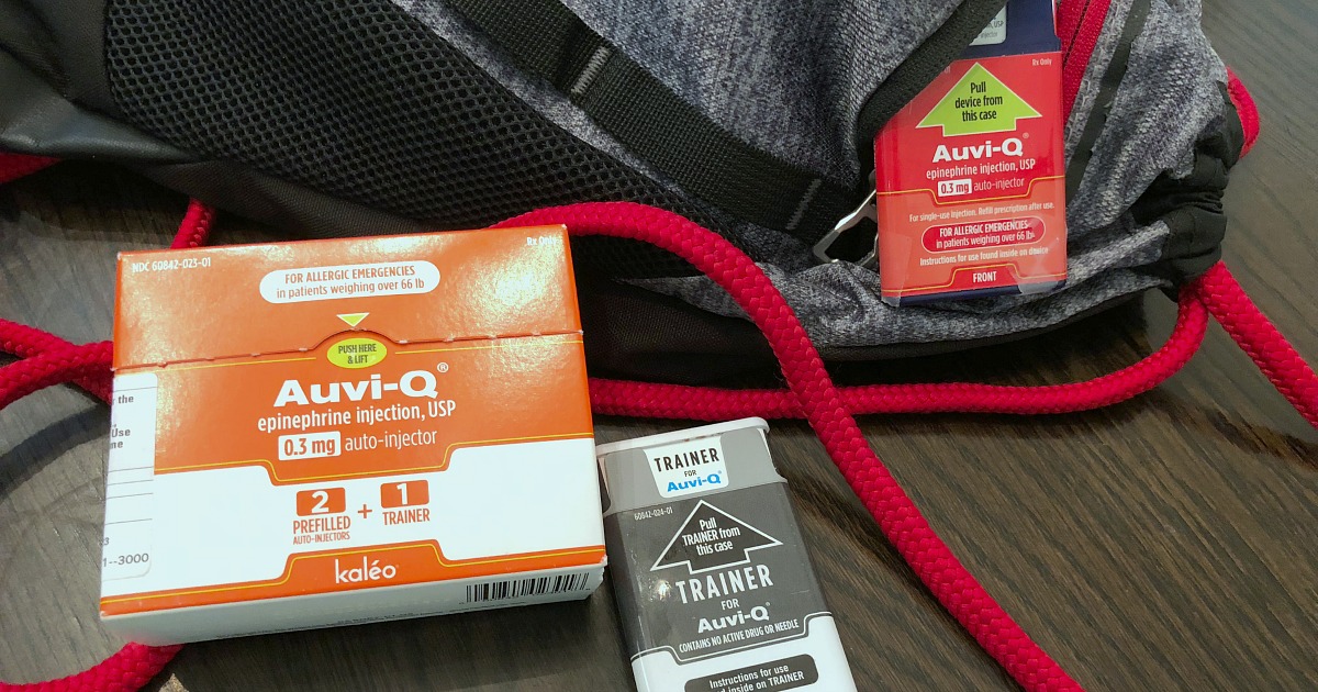 Have allergies? Get free EpiPens – Pictured, an auvi-q injection package
