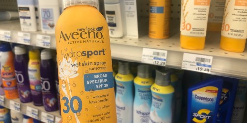 Over 50% Off Aveeno Sunscreen at CVS