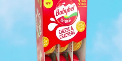 Babybel Cheese & Crackers 3-Pack Only 59¢ at Target (Regularly $3.19)