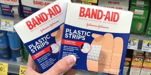 TWO Boxes of Band-Aid Bandages ONLY 23¢ After Walgreens Rewards ($7 Value)