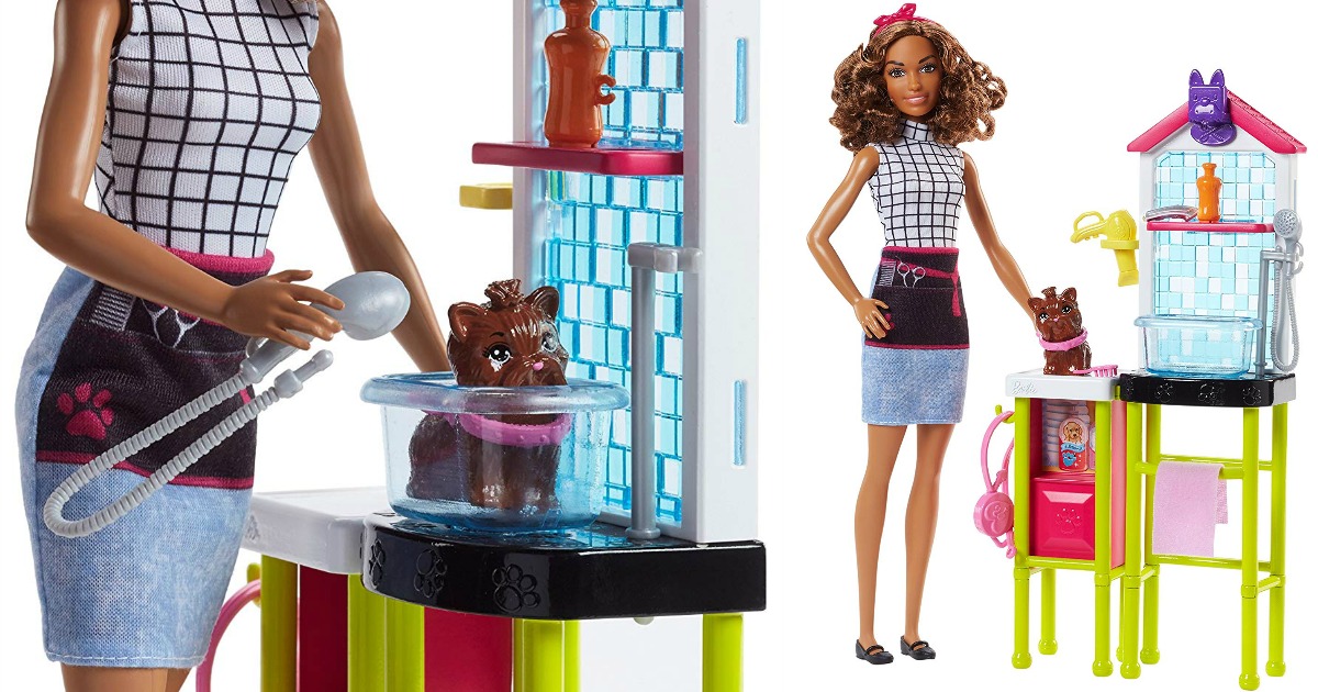 Barbie Pet Groomer Doll & Grooming Station Just $7 (Ships w/ $25