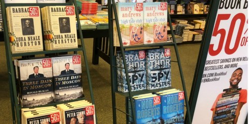 Barnes & Noble Book Haul Blowout Sale: 50% Off New Releases & Bestsellers + Free Tote Offer