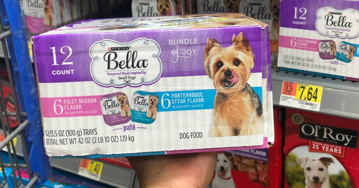 Purina Bella Dog Food Trays 12-Pack Only $2.64 at Walmart (Just 22 Each)