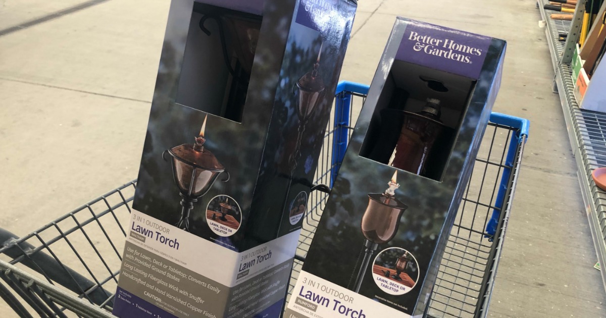Better Homes Garden Lawn Torches Possibly Only 7 At Walmart