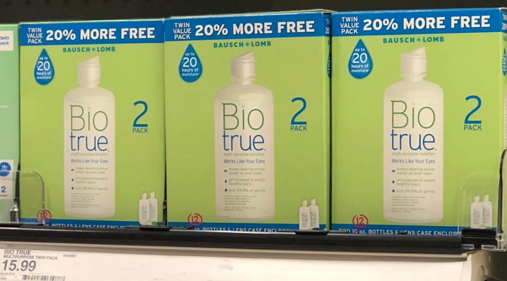 High Value 5/1 BioTrue Contact Lens Solution Coupon