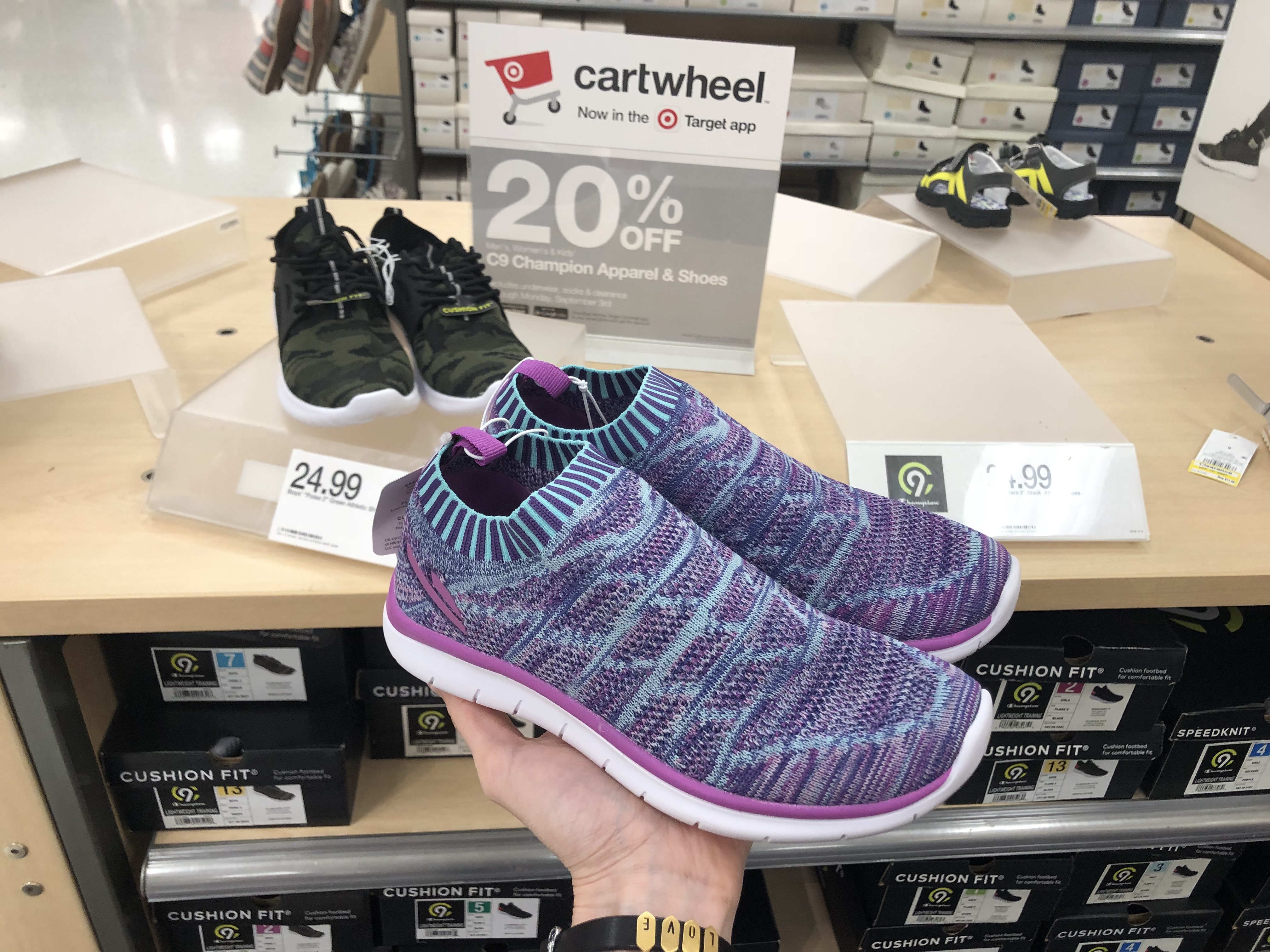 Champion shoes at hot sale target