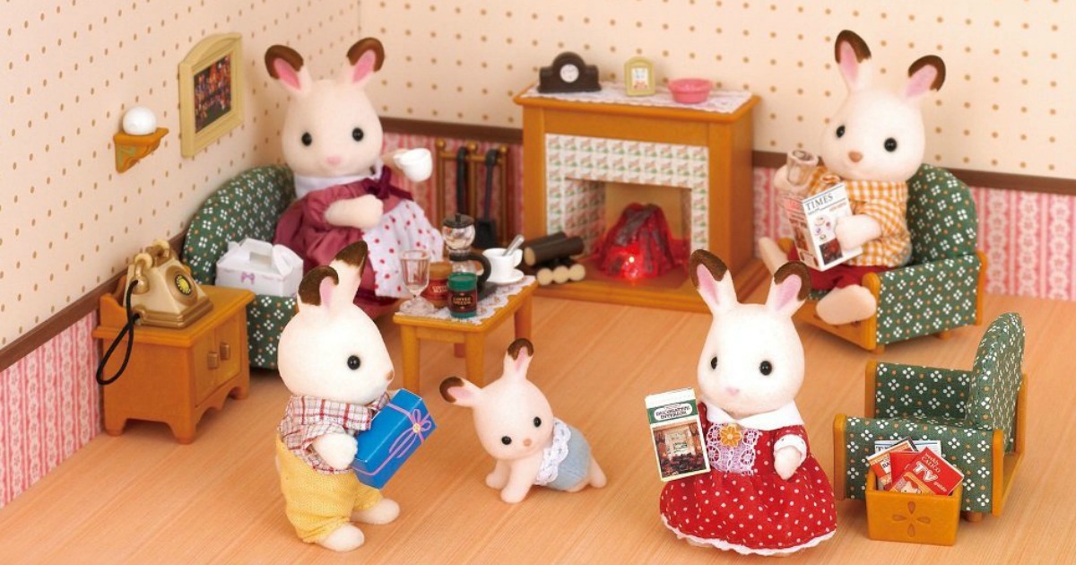 calico critters living room