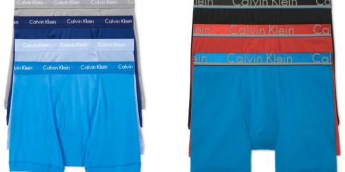 Macy’s: Calvin Klein Boxer Briefs 4-Pack Only $15.50 (Regularly $42.50) + More