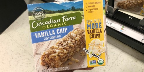 50% Off Cascadian Farm Organic Granola Bars at Target