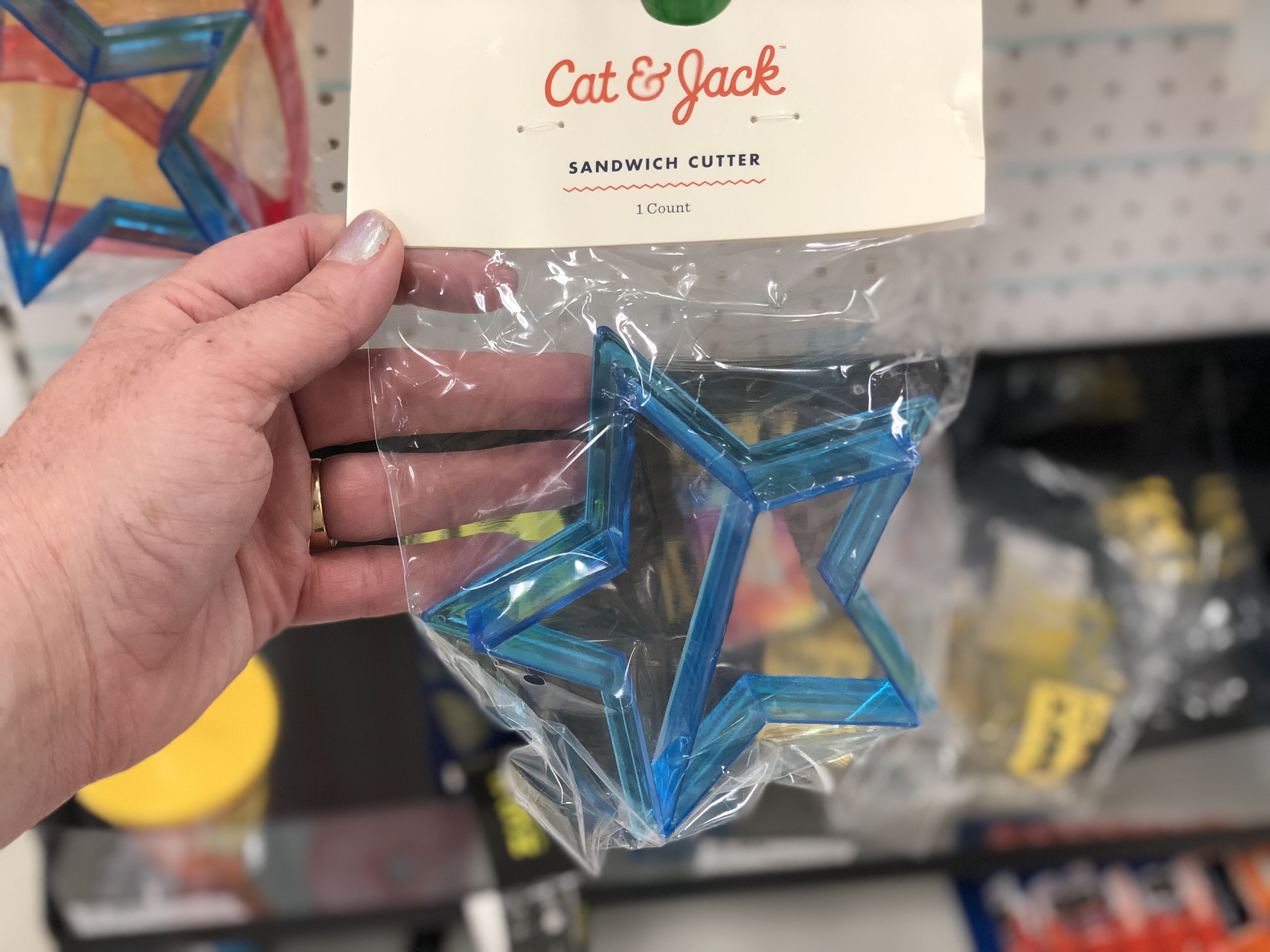 Cat & Jack Bento Box items at Target make lunches fun - Cat & Jack sandwich cutter