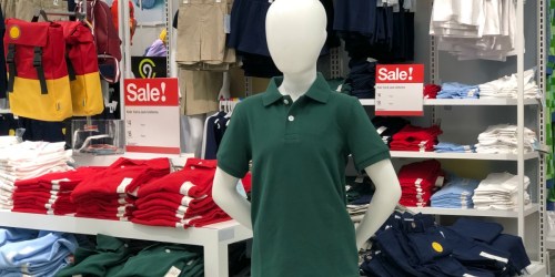 Cat & Jack Kids Uniform Polos Only $4 at Target (In-Store & Online)