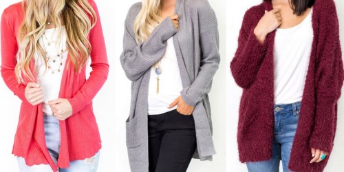 40% Off Women’s Cardigans + Free Shipping